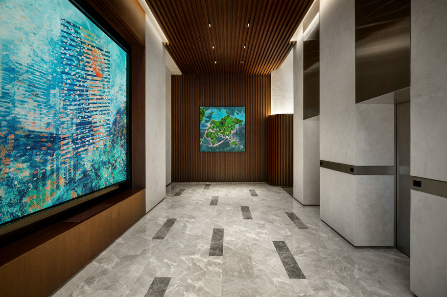 大堂LED屏幕數碼藝術作品 Digital Art in Lobby.jpg